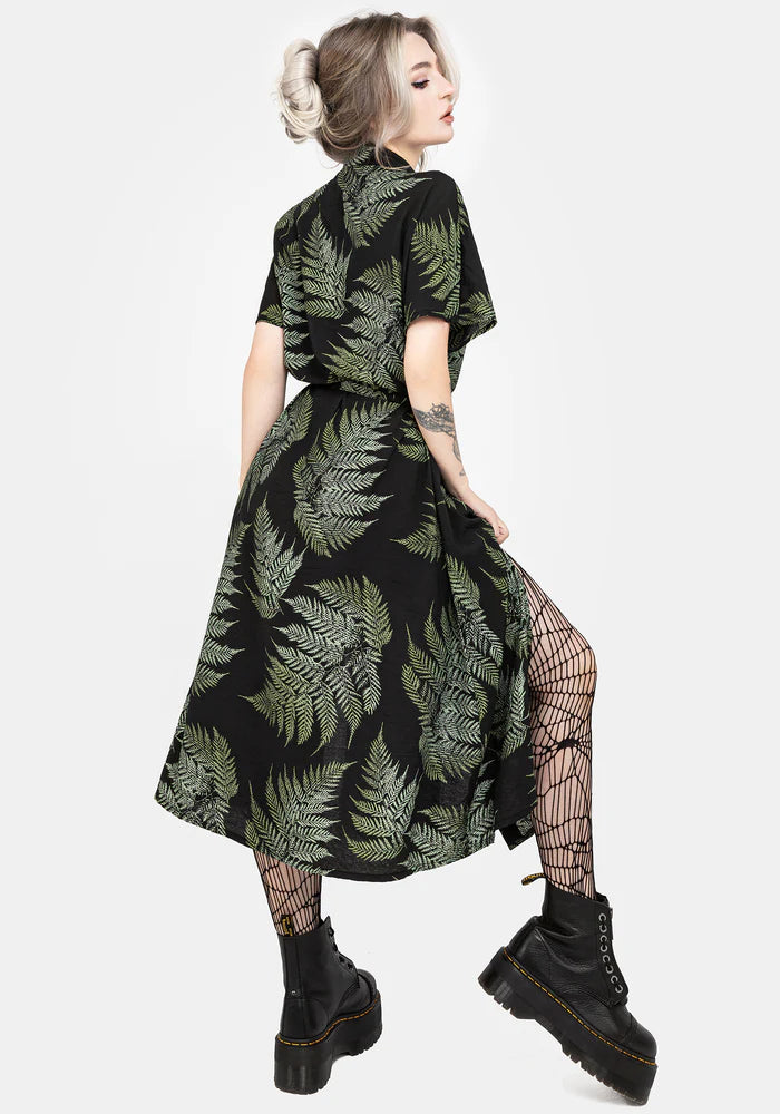 Fern - Print Shirt Dress