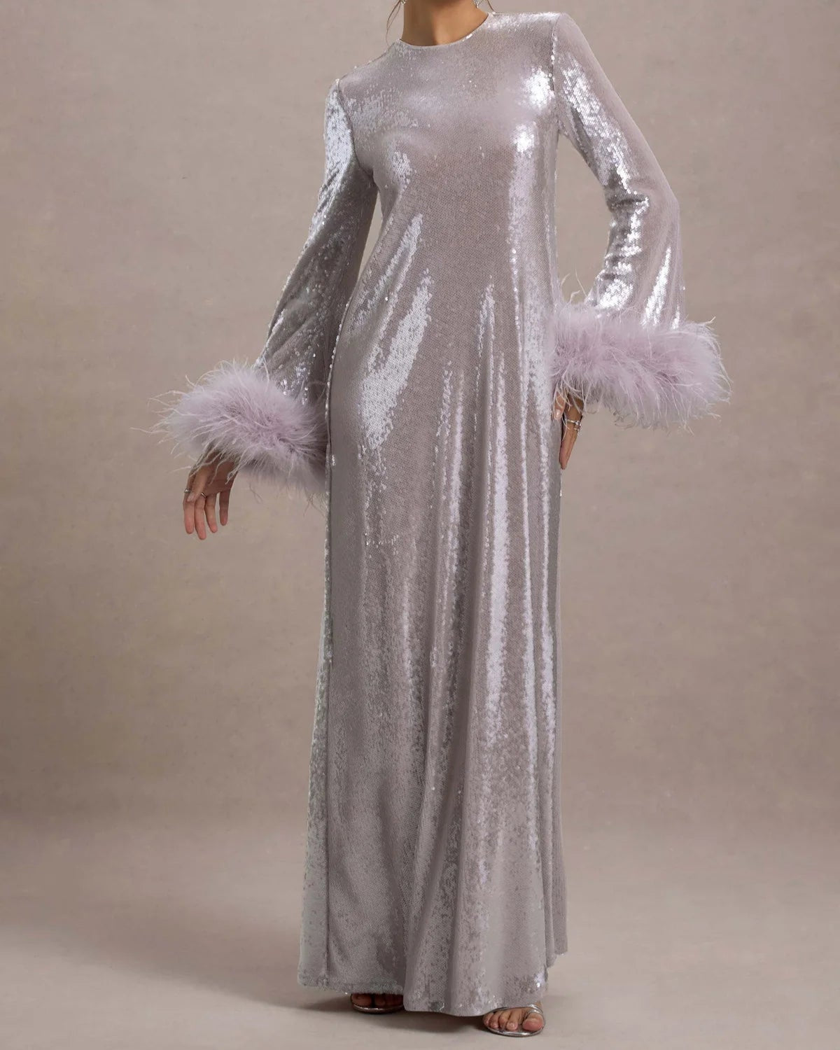 Printed Cheongsam - Style Bodycon Dress