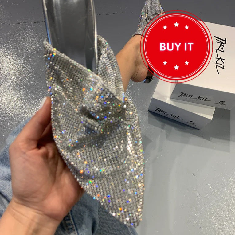 Shimmering Solid - Color Flat Slides