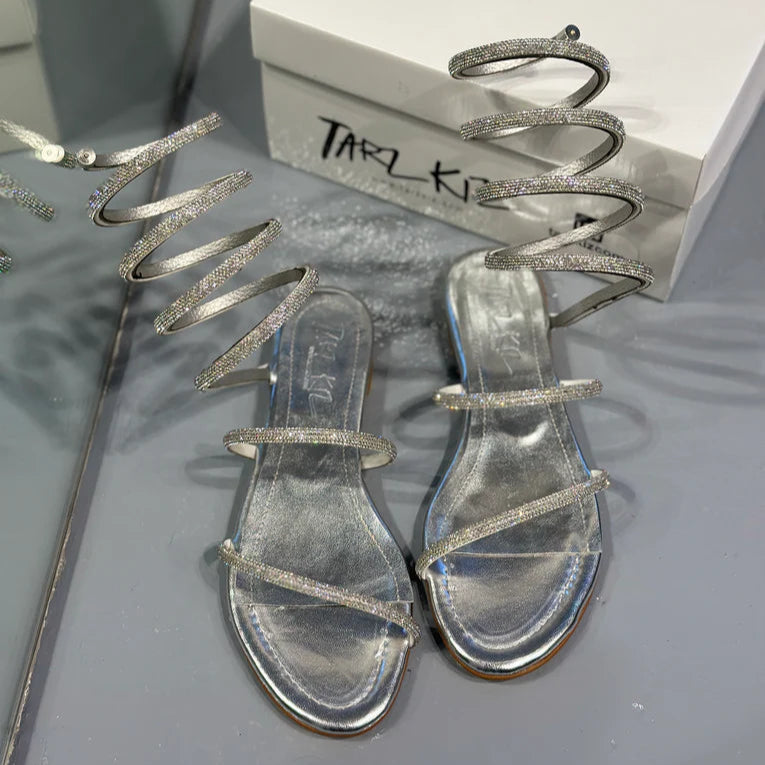 Shiny Solid - Color Flat Slides