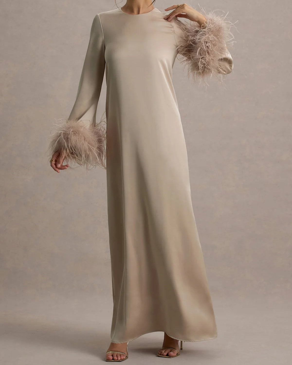 Printed Cheongsam - Style Bodycon Dress